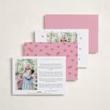 "Sweet Script" - Valentine's Day Cards in White Chocolate by Hooray Creative - Back of Card Options