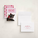 "Purr-fect Valentine" - Valentine's Day Cards in Berry by Carmia Jordaan - Assembled