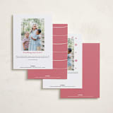 "Ribbon script" - Valentine's Day Cards in Snow by Lea Delaveris - Back of Card Options