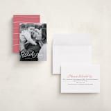 "Ribbon script" - Valentine's Day Cards in Snow by Lea Delaveris - Assembled