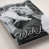 "Ribbon script" - Valentine's Day Cards in Snow by Lea Delaveris - Detail