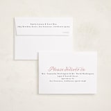 "Ribbon script" - Valentine's Day Cards in Snow by Lea Delaveris - FREE Recipient Addressing