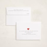 "Stripes and Hearts" - Valentine's Day Cards in Blush by Teju Reval - FREE Recipient Addressing