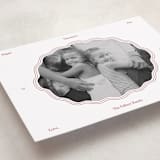 "Modern Squiggle Frame" - Valentine's Day Cards in Snow by Danielle Nakashima - Detail