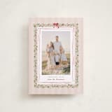 "Coastal Garland" - Valentine's Day Cards in Beach Rose by Everett Paper Goods - Front