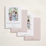 "Coastal Garland" - Valentine's Day Cards in Beach Rose by Everett Paper Goods - Back of Card Options