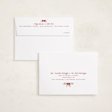 "Coastal Garland" - Valentine's Day Cards in Beach Rose by Everett Paper Goods - FREE Recipient Addressing