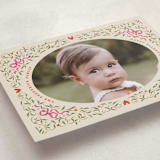 "Corner Bow Frame" - Valentine's Day Cards in Latte by Jackie Crawford - Detail