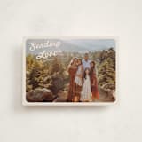 "Vintage Postcard" - Valentine's Day Cards in Buttercream by Morgan Kendall - Front