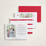 "HOHOXO" - Valentine's Day Cards in Scarlet by Lori Wemple - Back of Card Options