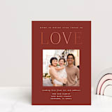 "Rainbow of Love" - Valentine's Day Cards in Berry by Morgan Kendall - Front