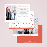 "Letter of Love" - Valentine's Day Cards in Heart by Jen Banks - Back of Card Options