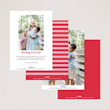 "Really Big Love" - Valentine's Day Cards in Raspberry by Robert and Stella - Back of Card Options