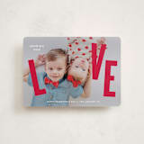 "THIS" - Valentine's Day Cards in Ruby by Lauren Chism - Front