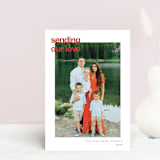 "Minimal Mod" - Valentine's Day Cards in Berry by JoAnn Jinks - Front