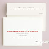 "Minimal Mod" - Valentine's Day Cards in Berry by JoAnn Jinks - FREE Recipient Addressing