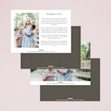 "Minimally" - Valentine's Day Cards in Stone by Brianne Larsen - Back of Card Options