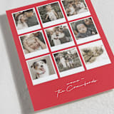 "Polaroid Page" - Valentine's Day Cards in Crimson by Lisa McLean - Detail