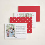 "Valentine Move" - Valentine's Day Cards in Cream by Erica Krystek - Back of Card Options