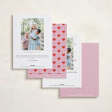 "valentine wishes" - Valentine's Day Cards in Rose by Cass Loh - Back of Card Options