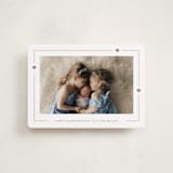 "Bordered" - Valentine's Day Cards in Blush by Kristen Knechtel - Front