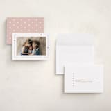 "Bordered" - Valentine's Day Cards in Blush by Kristen Knechtel - Assembled