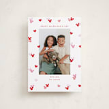 "Disney's Mickey Confetti" - Valentine's Day Cards in Scarlet by Ellen Schlegelmilch - Front