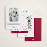 "Vibrant Disney Mickey" - Valentine's Day Cards in Cranberry by Ellen Schlegelmilch - Back of Card Options