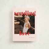 "Joyful & Bright" - Valentine's Day Cards in Tomato by Angela Thompson - Front