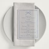 "ribbon bow drawing" - Vellum Menus in Canopy by Cass Loh - In Use