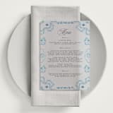 "Almafi" - Vellum Menus in Cerulean by Itsy Belle Studio - In Use