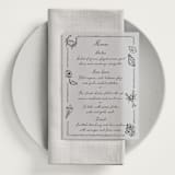 "Puglia" - Vellum Menus in Rock by Pati Cascino - In Use