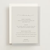"Join Together" - Vellum Menus in Inked by Design Lotus - Front