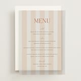 "Ambrosial" - Vellum Menus in Sunset by Pixel and Hank - Front