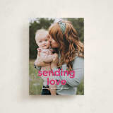 "Simply the cutest" - Valentine's Day Cards in Magenta by Lea Delaveris - Front