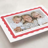 "scallop edge" - Valentine's Day Cards in Crimson by Sara Hicks Malone - Detail