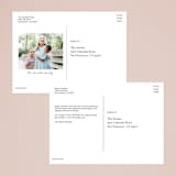 "Polaroid Page" - Valentine's Day Cards in Crimson by Lisa McLean - Back of Card Options