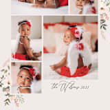 "Valentine Floral" - Valentine's Day Cards in Cookie Dough by Susan Moyal - Detail