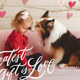 "the greatest gift" - Valentine's Day Cards in Cloud by Wildfield Paper Co - Detail