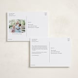 "Serene Surround" - Valentine's Day Cards in Snow by Kelly Schmidt - Back of Card Options