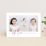 "Clarity" - Valentine's Day Cards in Strawberry by Ana Sharpe - Front