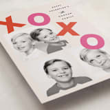 "Topsy Turvy XO" - Valentine's Day Cards in Strawberry by Maria Alou - Detail