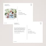 "Holiday Anytime" - Valentine's Day Cards in Latte by Louise Kay - Back of Card Options