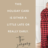 "Holiday Anytime" - Valentine's Day Cards in Latte by Louise Kay - Detail