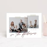 "Snapshots" - Valentine's Day Cards in Merlot by That Girl Press - Front