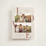 "Scattered Love" - Valentine's Day Cards in Latte by Oma N. Ramkhelawan - Front