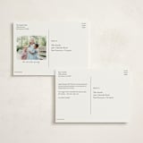 "Scattered Love" - Valentine's Day Cards in Latte by Oma N. Ramkhelawan - Back of Card Options