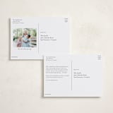 "Winter Greetings" - Valentine's Day Cards in Sugar by Ashley Iwafuchi - Back of Card Options