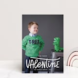 "Our Funny Valentine" - Valentine's Day Cards in Crimson by Bethany Anderson - Front