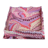 "Nesting Scalloped Hand-Marbled Trays in Florentine Pink - Large" - Vanity Trays and Dishes in pink by Inner Child